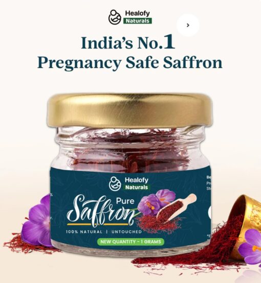 Premium Saffron For Pregnancy Wellness (1gm)